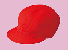 女子紅白帽子ツイル（風船型）